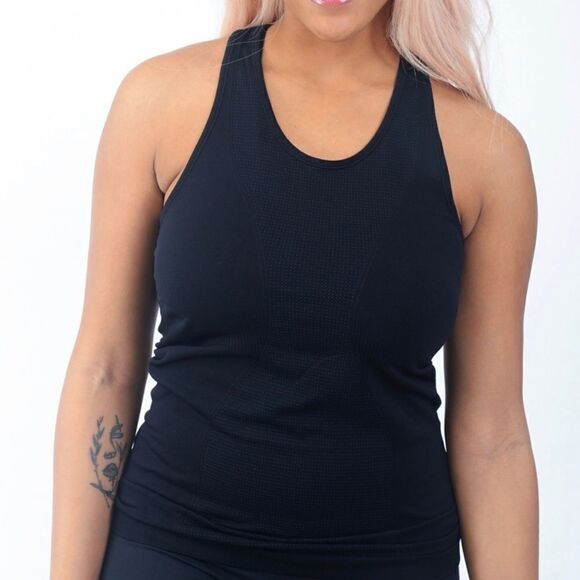 ZYIA Copper Charge Tank in Black - Picture 2 of 6